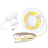 Solight WM59-WW LED COB pásek, sada s adaptérem, vypínač, 5m, 8W/m, 800lm/m, teplá bílá