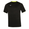 Mizuno Core Short Sleeve Tee XXXXL, čierna / žltá