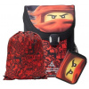 LEGO Ninjago Red EASY – školská aktovka 3-dielny set