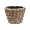 Kvetináč DRYPOT Rattan Round