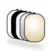 Oválna fotografická clona 5v1 60x90 GOLD ETUI