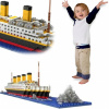 Sada RMS Titanic Klocki 1860ELE Veľká Námorná Loď