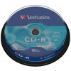 VERBATIM CD-R(10-Pack)Spindle/EP/DL/52x/700MB 43437