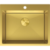 Mexen Solix nerezový kuchynský drez 1-komorový 600 x 500 mm, zlatý - 6408601000-55
