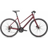 SPECIALIZED Sirrus 3.0 Step-Through Satin Maroon/Gloss Maroon/Satin Black Reflective Veľkosť rámu: XS Fitness bicykel