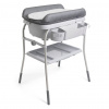 CHICCO Stolík prebaľovací s vaničkou Cuddle & Bubble - Graphite Melange 0m+, do 11kg