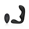 Ouch! Pointed Vibrating Prostate Massager with Remote Control Black