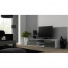 Cama Meble Tv stolík SOHO 180 S3, biely mat/sivý lesk