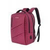 Canyon BPE-5, batoh pre 15,6´´ notebook, 22l, vodeodolný, 7 vreciek, USB-A nabíjací port, červená CNS-BPE5BD1