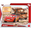 Dino Puzzle Blesk a Burák Auta (Cars) 12 dílků 30x23cm skládačka v krabici