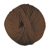 Priadza WOOLLY 50g, tmavo hnedá - odtieň 116