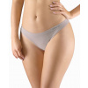 GINA Dámske bezšvové brazilky z bambusu | 06014P - šedohnědá, M/L