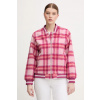 Bomber bunda s prímesou vlny United Colors of Benetton 20G9DN08S ružová XL