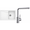 Set Blanco 08-A 25 (dřez Sona 45 S Bílá + baterie Mila Chrom)