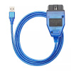 PROFI USB VAG KKL FTDI diagnostický kabel VW SEAT AUDI ŠKODA TRIUMPH TuneECU diagnostika modrá (VAG KKL FT232 OBD PROFI 409)