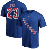 Fanatics Pánské tričko Adam Fox #23 New York Rangers NHL Stack Logo Name & Number Veľkosť: S