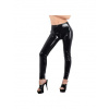 LATEX latexové legíny so zipsom