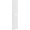 Mexen Rivel predná ryhovaná na skrinku do kúpeľne 35 x 80 cm (2 ks), biela matná - 91A21-1600-300-2-01