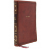 Nkjv, Thinline Reference Bible, Leathersoft, Brown, Red Letter Edition, Comfort Print: Holy Bible, New King James Version