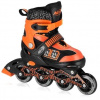 Spokey HASBRO STRIVE Kolieskové korčule, čierno-oranžové, zn. NERF, ABEC7 Carbon, veľ. 38-42