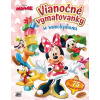 Vianočné vymaľovanky so samolepkami Minnie