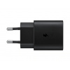 EP-TA800XBE Samsung Quickcharge 25W Cestovná nabíjačka + USB-C Dátový Kábel Black
