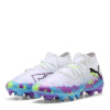 Puma King Pro Light Up Womens Artificial Ground Football Boots White/Multi 6 (39)