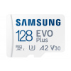 Paměťová karta Samsung EVO Plus micro SDXC, 128GB, UHS-I U3, Class 10 + Adaptér