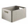Rotho úložný box COUNTRY A4 /18L - cappuccino