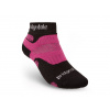 Dámske členkové ponožky Hike Midweight Performance Black/Pink 38-40