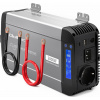 Qoltec 1000/2000W Menič napätia 12V na 230V | Čistý sínus | UPS Bypass | LCD | USB | USB-C