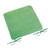 Sedák hladký Korall micro zelená 40x40 cm