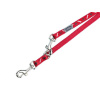 Nobby MINI textilné vodítko 200cm / 10mm červená