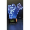 3Dmix 3DL-BTC038 – 3D LED nočná lampa - Harley Quinn (Bluetooth reproduktor - farba čierna)