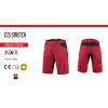 CXS Canis CXS Stretch kraťasy červené Farby: červené, Veľkosť O: 50
