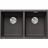 Blanco Subline 350/350 U Granitový drez - Sivá skala