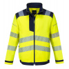 PORTWEST HI-VIS PW3 T500 / Reflexná bunda - HV žltá/námorná modrá XXXL