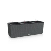 Kvetináč Lechuza Trio cottage 40 all inclusive set granite 130x42x44 cm