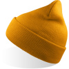 Atlantis Headwear Čepice Wind-S, pletená COT33022008599-mustard UNI Hořčicová