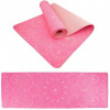 Podložka LIFEFIT YOGA MAT MANDALA DUO, 183x58x0,6cm, růžová
