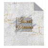 Detexpol přehoz na postel Sweet Dreams mramor white 170 x 210 cm