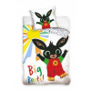 Carbotex bavlna obliečky Zajíček Bing a Duhové sluníčko 140x200 70x90