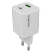 Canyon CU45AC GAN 45W univerzálna nástenná Nabíjačka USB / USB-C biela