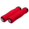 SRAM LOCKING GRIPS FOAM CONT 129 RED/BLK