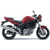 NÁLEPKY NA MOTOCYKEL JUULA PRE SUZUKI SV 650 2005-2009 TMAVO ČERVENÁ YHL