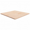 zahrada-XL Štvorcová stolová doska 90x90x2,5 cm neošetrený dubový masív 342933
