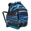 BAGMASTER Školský batoh BETA 25 B (3-dielny set) (Malá školská súprava pre prváka - auto)