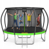 Trampolína so sieťou 4FIZJO 435 cm FT 14 (427-435 cm) (DOMÁCA ZÁHRADNÁ TRAMPOLÍNA PRE DETI DO ZÁHRADY SO SIEŤOVÝM REBRÍKOM 14 FT)