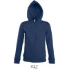 SOL'S | Seven Women, Dámska mikina s kapuc., modrá f.n., L