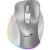 Genius Ergo 9000S Pro, bezdrôtová, vertikálna, 2.4Ghz+BT, tichá myš, sivá 31030039402